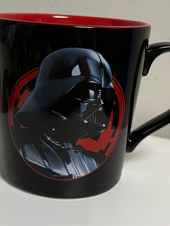 Lucasfilm Other - Black and Red Darth Vader Ceramic Mug - Home Office coffee/tea mug